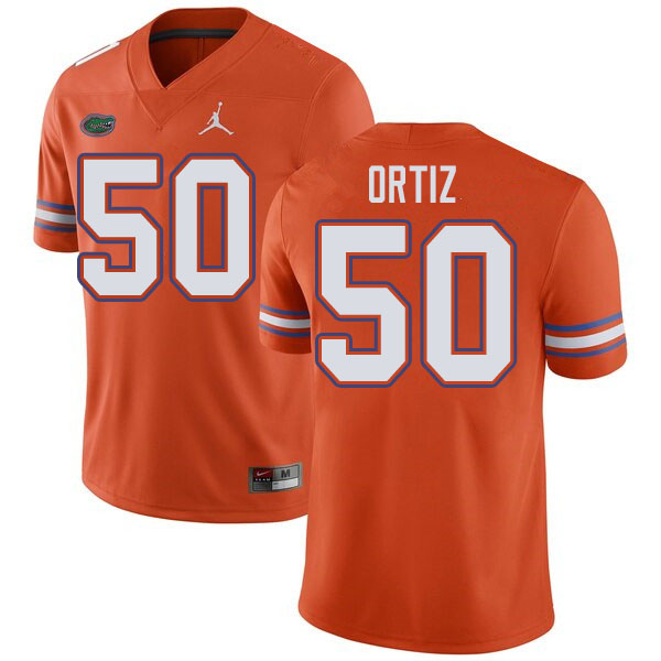 Jordan Brand Men #50 Marco Ortiz Florida Gators College Football Jerseys Sale-Orange
